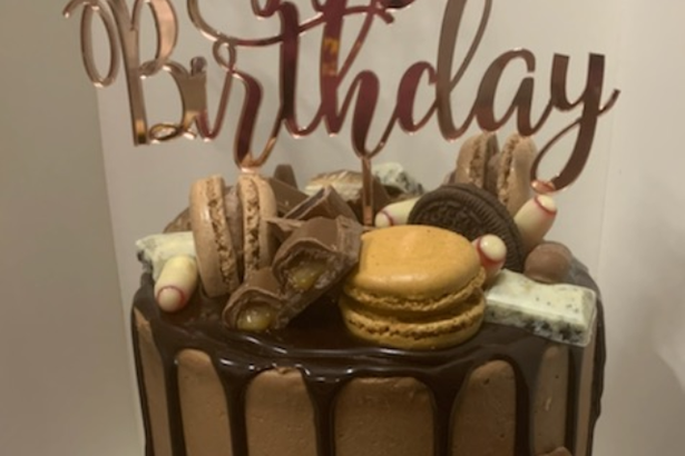 Chocolate birthday cake